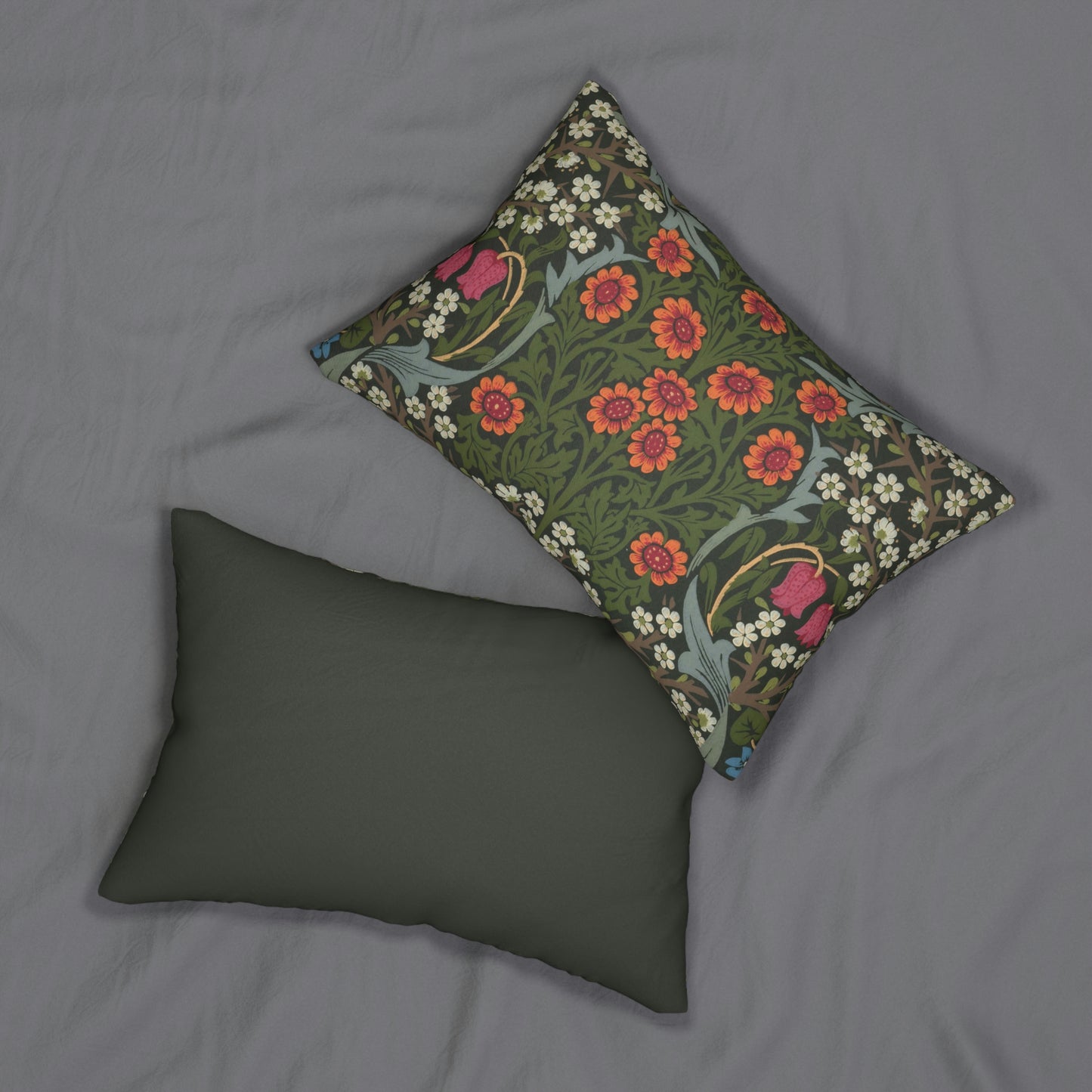 William-Morris-&-Co-Spun-Poly-Lumbar-Cushion-and-Cushion-Cover-Blackthorn-Collection-4