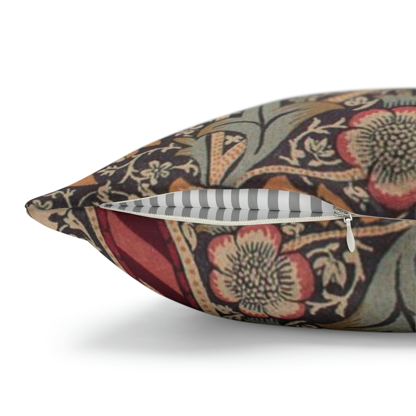 Spun Poly Cushion Cover inspired by William Morris - Wandle Collection