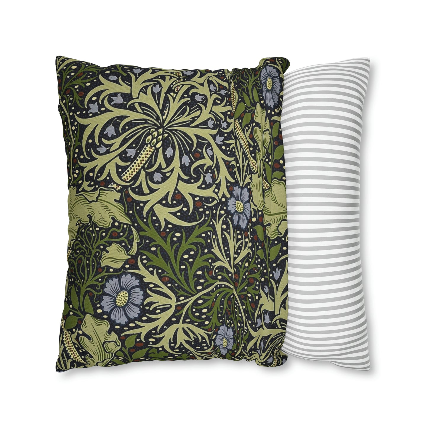 william-morris-co-spun-poly-cushion-cover-seaweed-collection-green-4