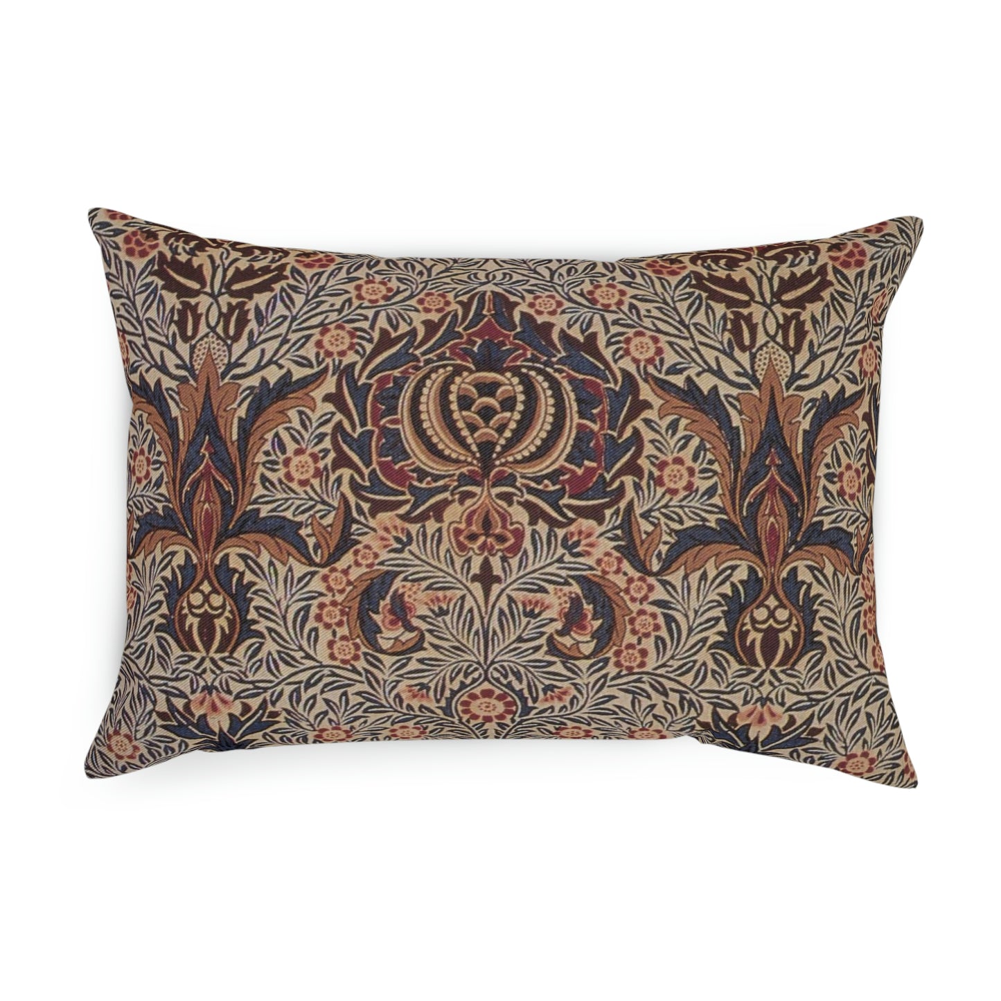 William Morris & Co Cotton Drill Cushion and Cover - Pomegranate Collection