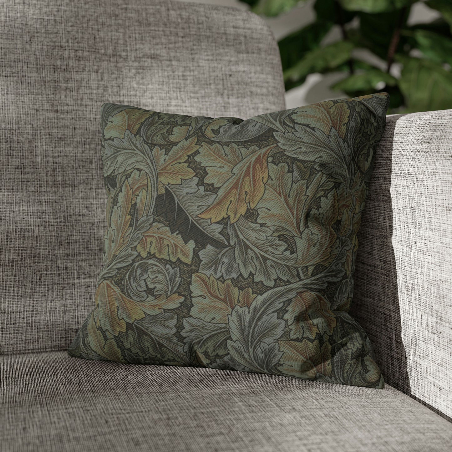 william-morris-co-spun-poly-cushion-cover-acanthus-collection-grey-13