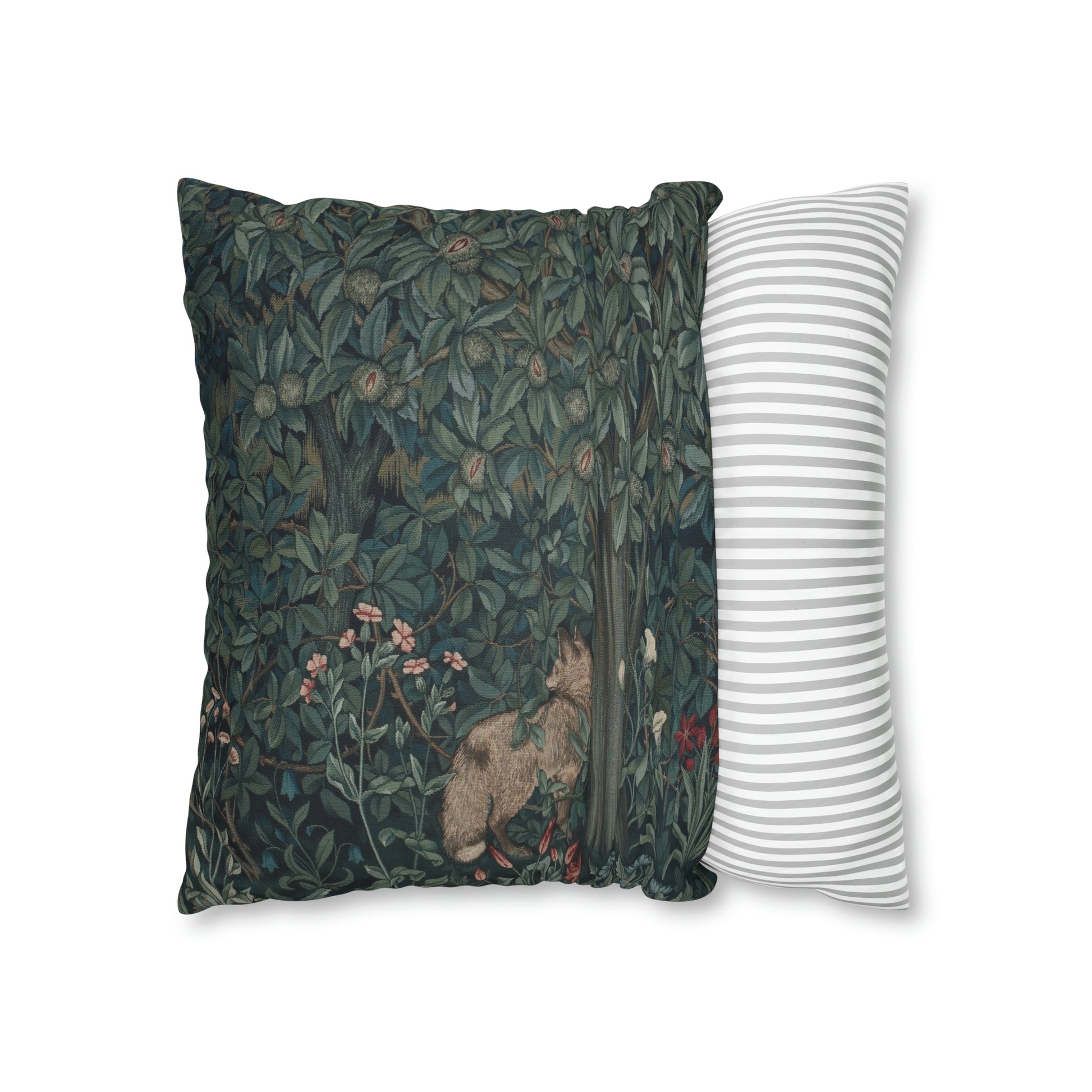 william-morris-co-spun-poly-cushion-cover-green-forest-collection-fox-18