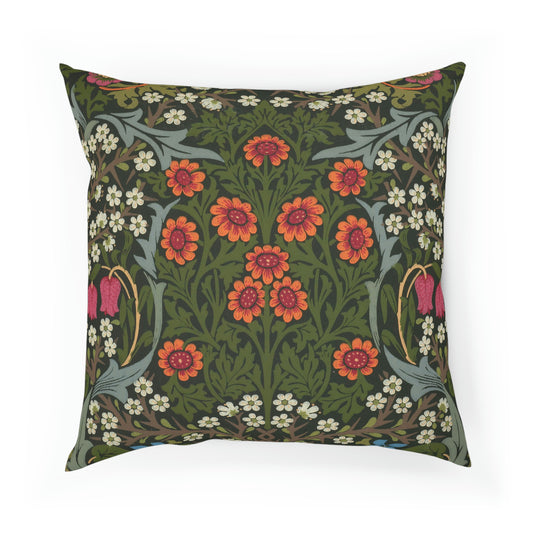 William Morris & Co Cotton Drill Cushion and Cover - Blackthorn Collection
