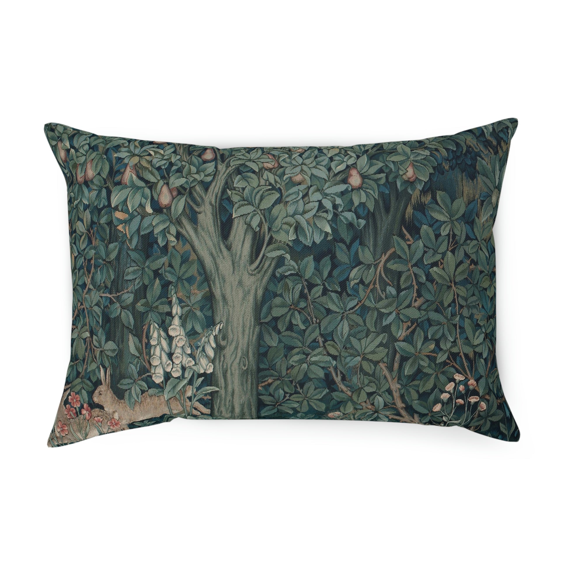 Rabbit-Cushion-and-Cushion-Cover-by-John-Henry-Dearle-Green-Forest-Collection-11