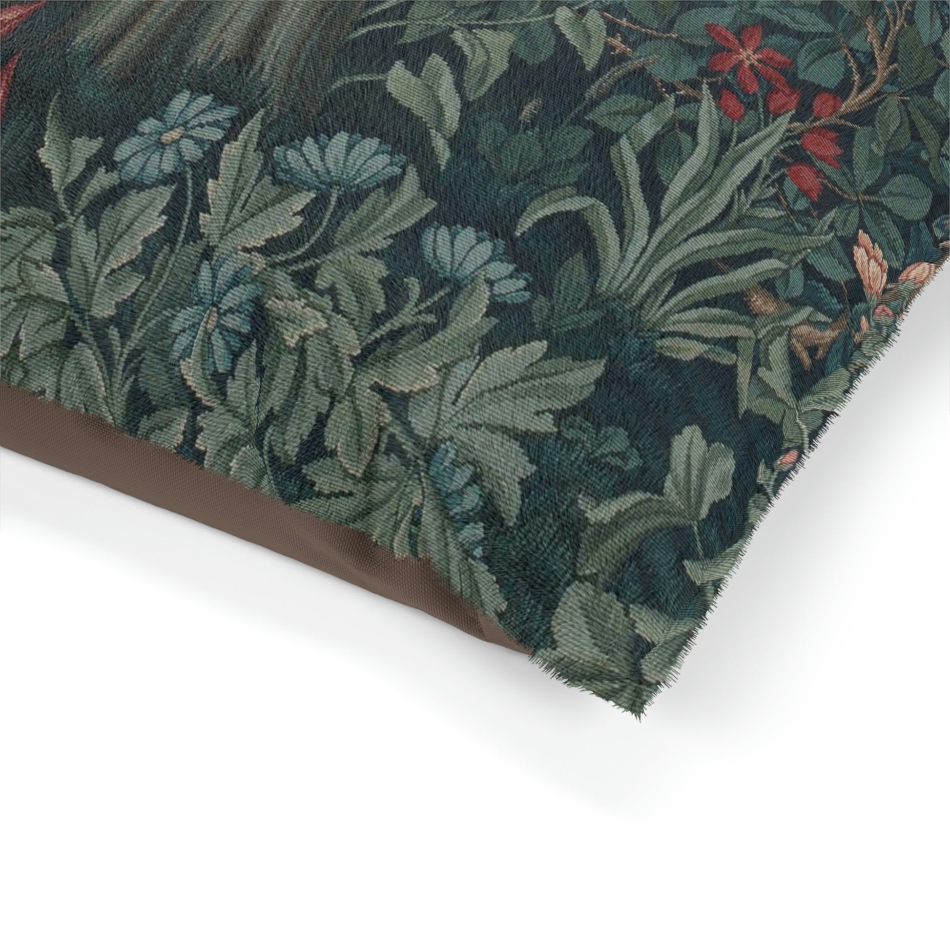 William-Morris-&-Co-Pet-Bed-Fox-by-John-Henry-Dearle-Green-Forest-Collection-2