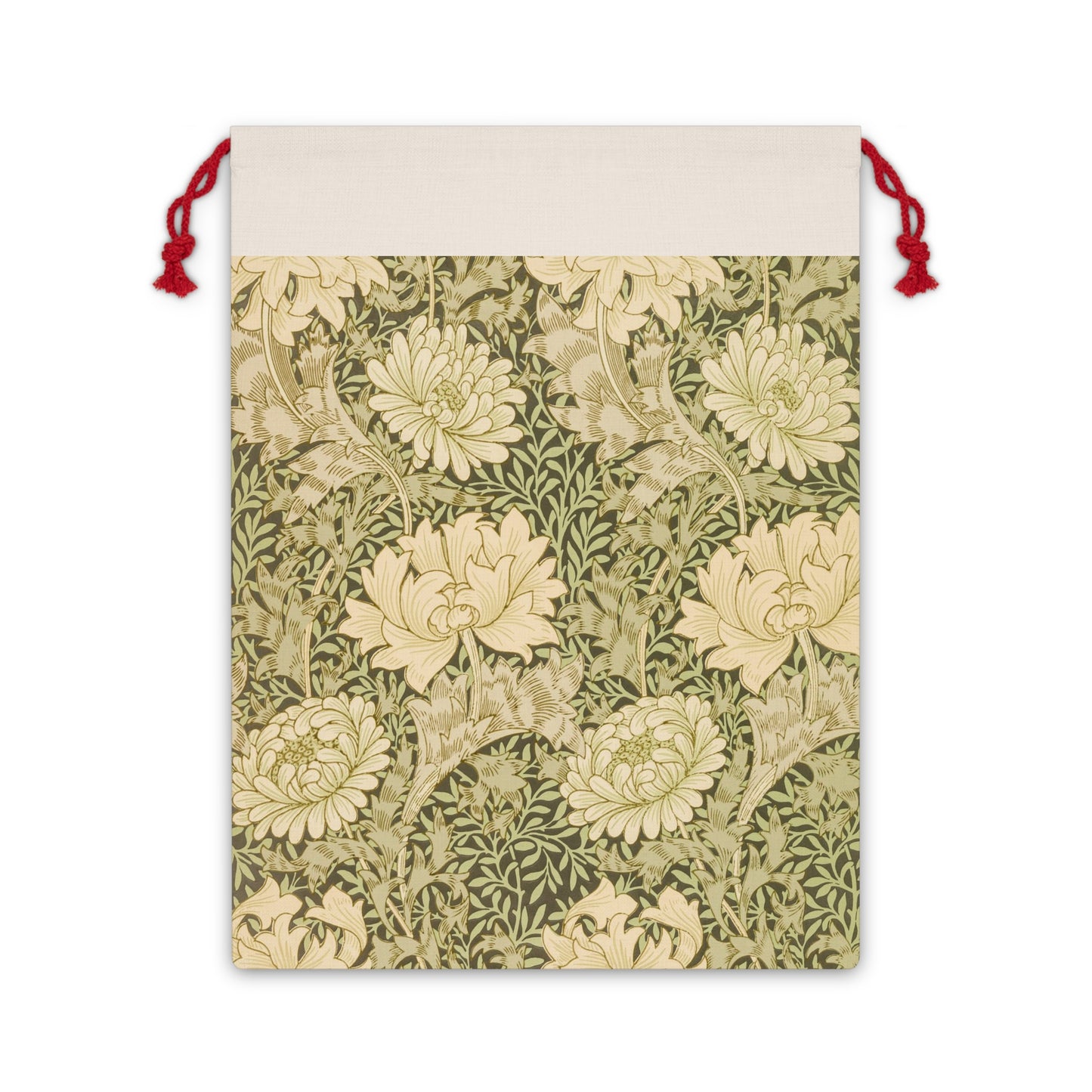 Christmas Santa Sack inspired by William Morris - Chrysanthemum Collection