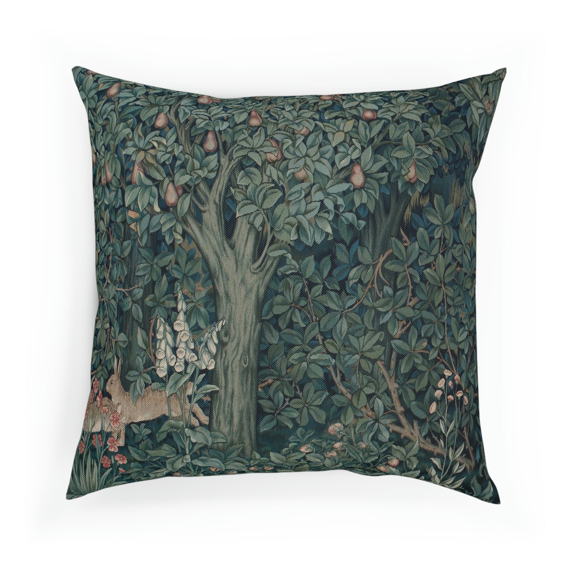 Rabbit-Cushion-and-Cushion-Cover-by-John-Henry-Dearle-Green-Forest-Collection-2