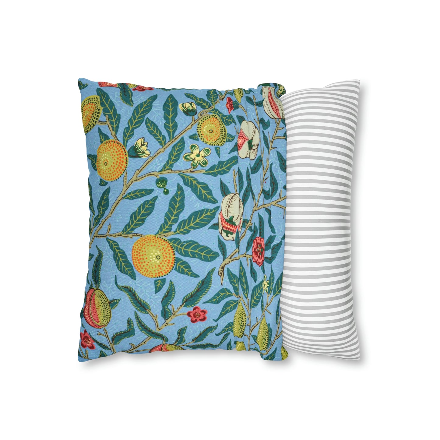 Cushion Cover inspired by William Morris - Four Fruits Collection (Sky)