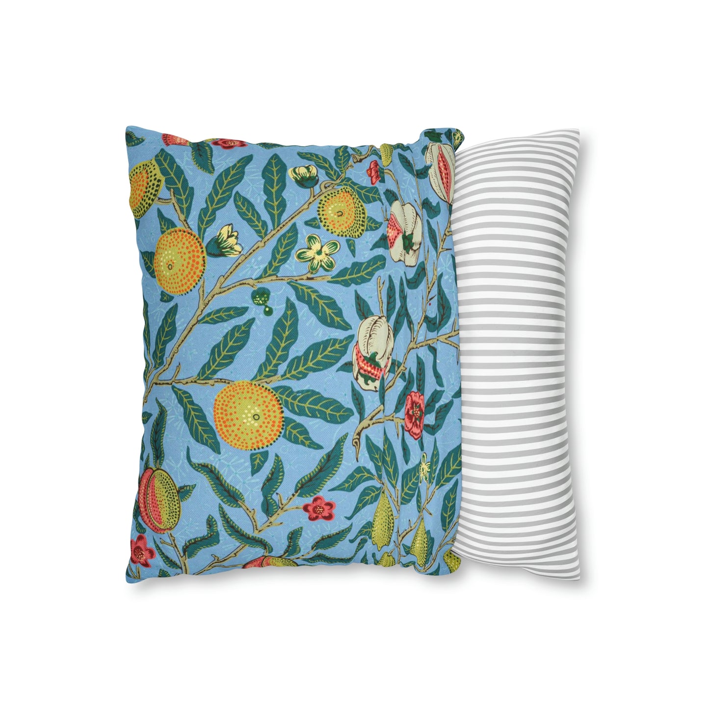 Cushion Cover inspired by William Morris - Four Fruits Collection (Sky)