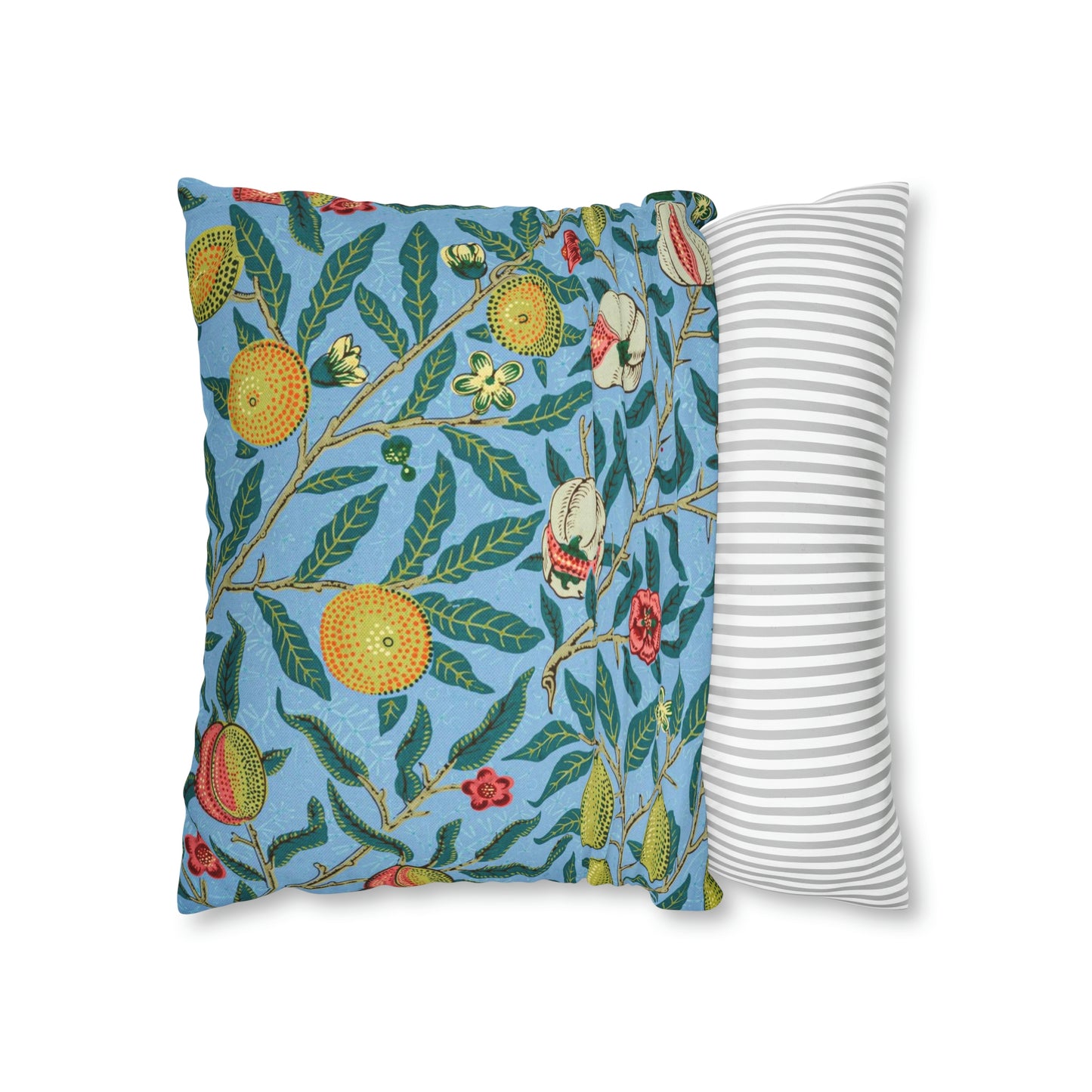 Cushion Cover inspired by William Morris - Four Fruits Collection (Sky)