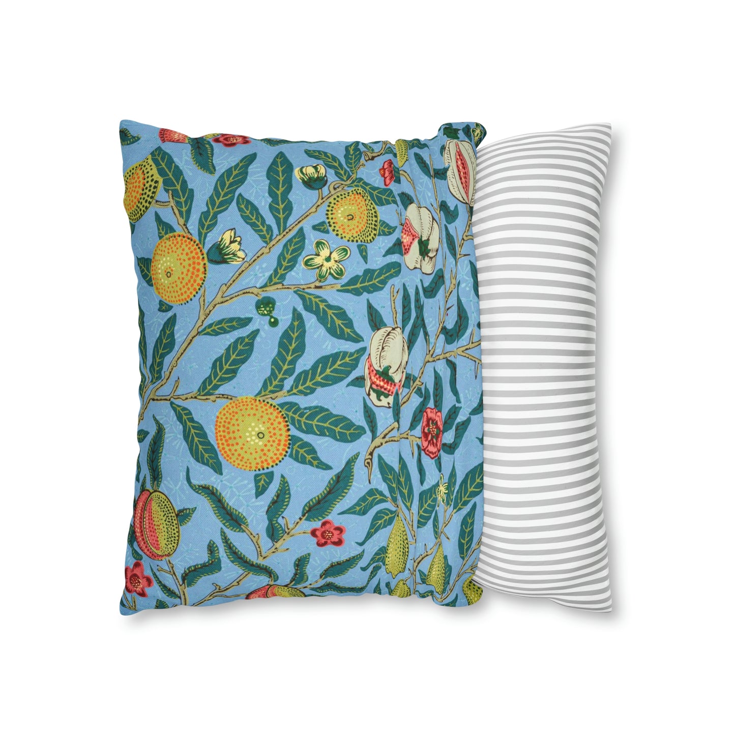 Cushion Cover inspired by William Morris - Four Fruits Collection (Sky)