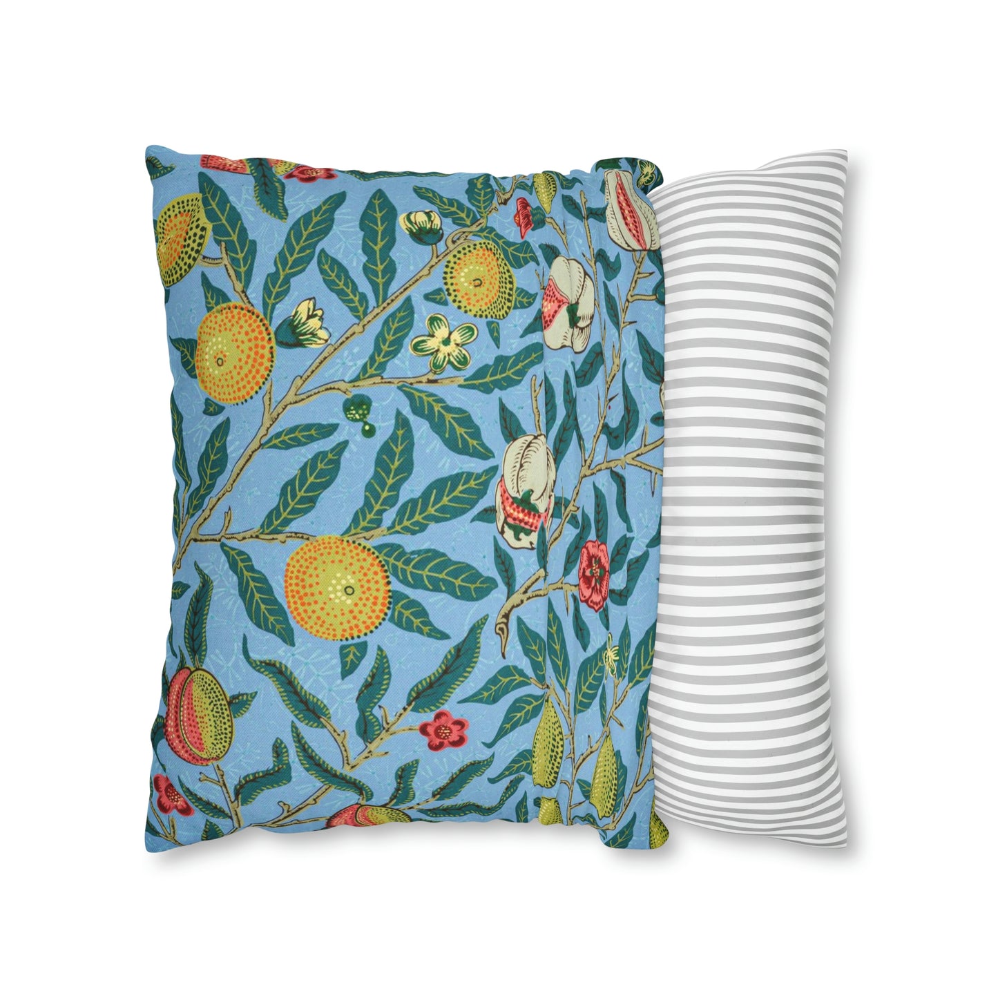 Cushion Cover inspired by William Morris - Four Fruits Collection (Sky)