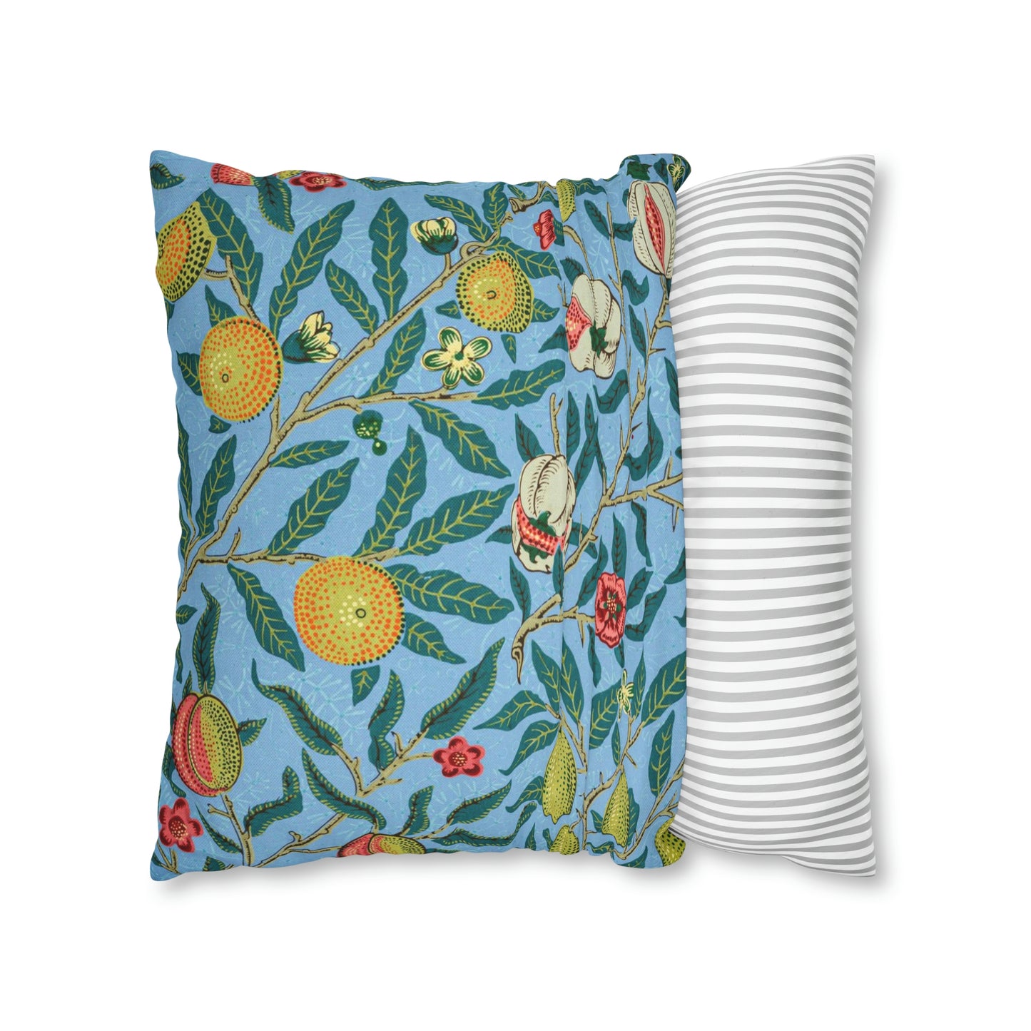 Cushion Cover inspired by William Morris - Four Fruits Collection (Sky)