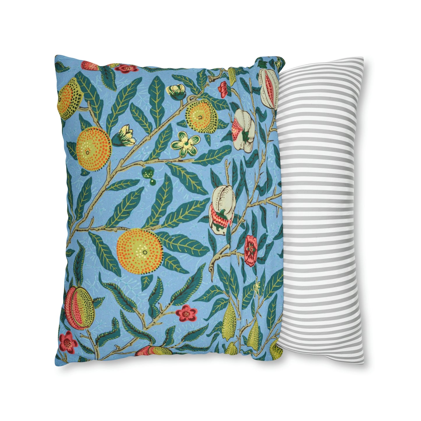 Cushion Cover inspired by William Morris - Four Fruits Collection (Sky)