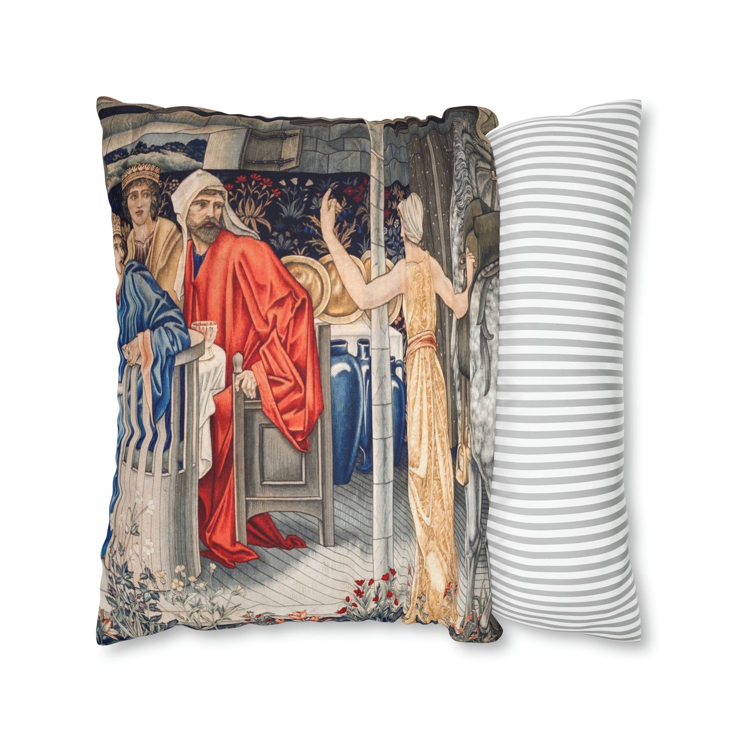 Cushion Cover inspired by William Morris - Holy Grail Collection (Feast)