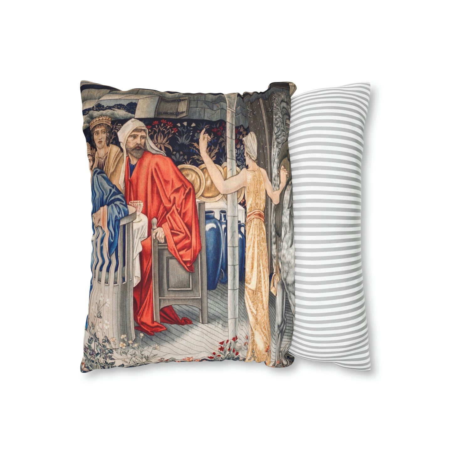 Cushion Cover inspired by William Morris - Holy Grail Collection (Feast)