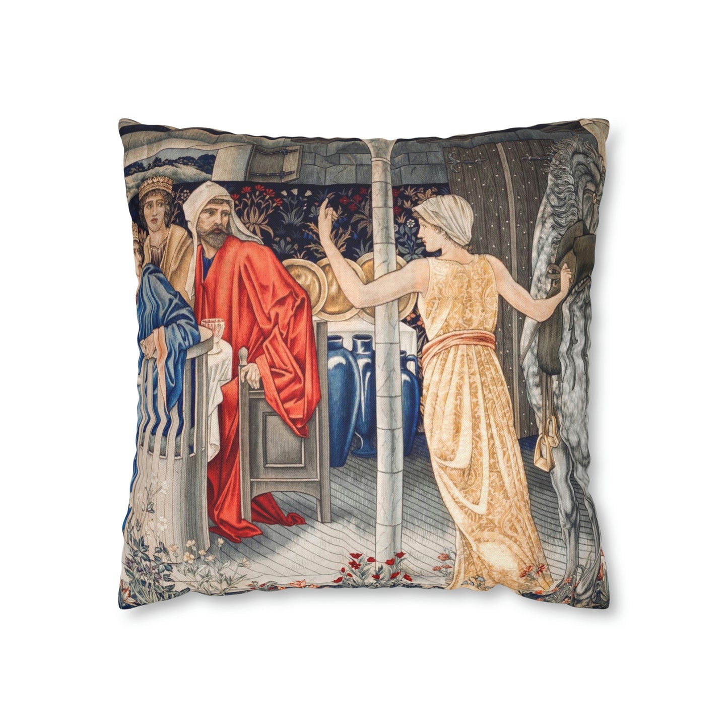 Cushion Cover inspired by William Morris - Holy Grail Collection (Feast)