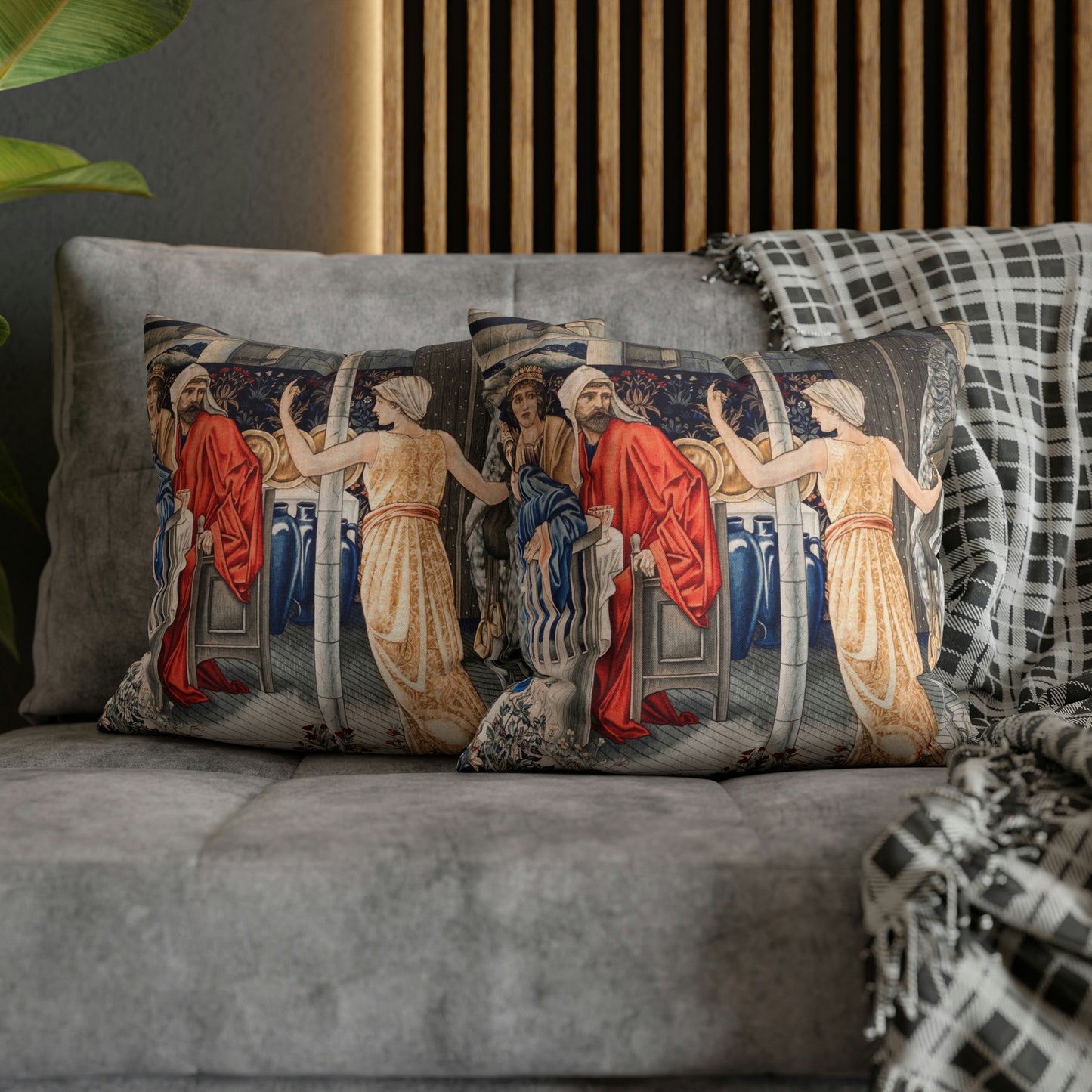 Cushion Cover inspired by William Morris - Holy Grail Collection (Feast)