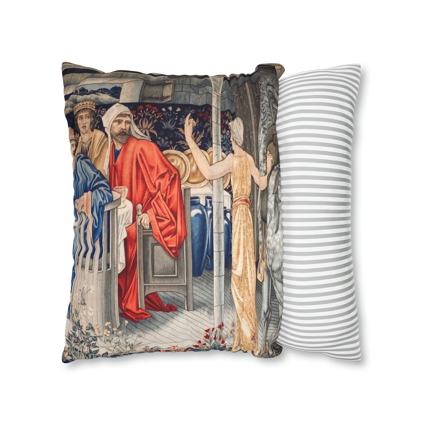 Cushion Cover inspired by William Morris - Holy Grail Collection (Feast)
