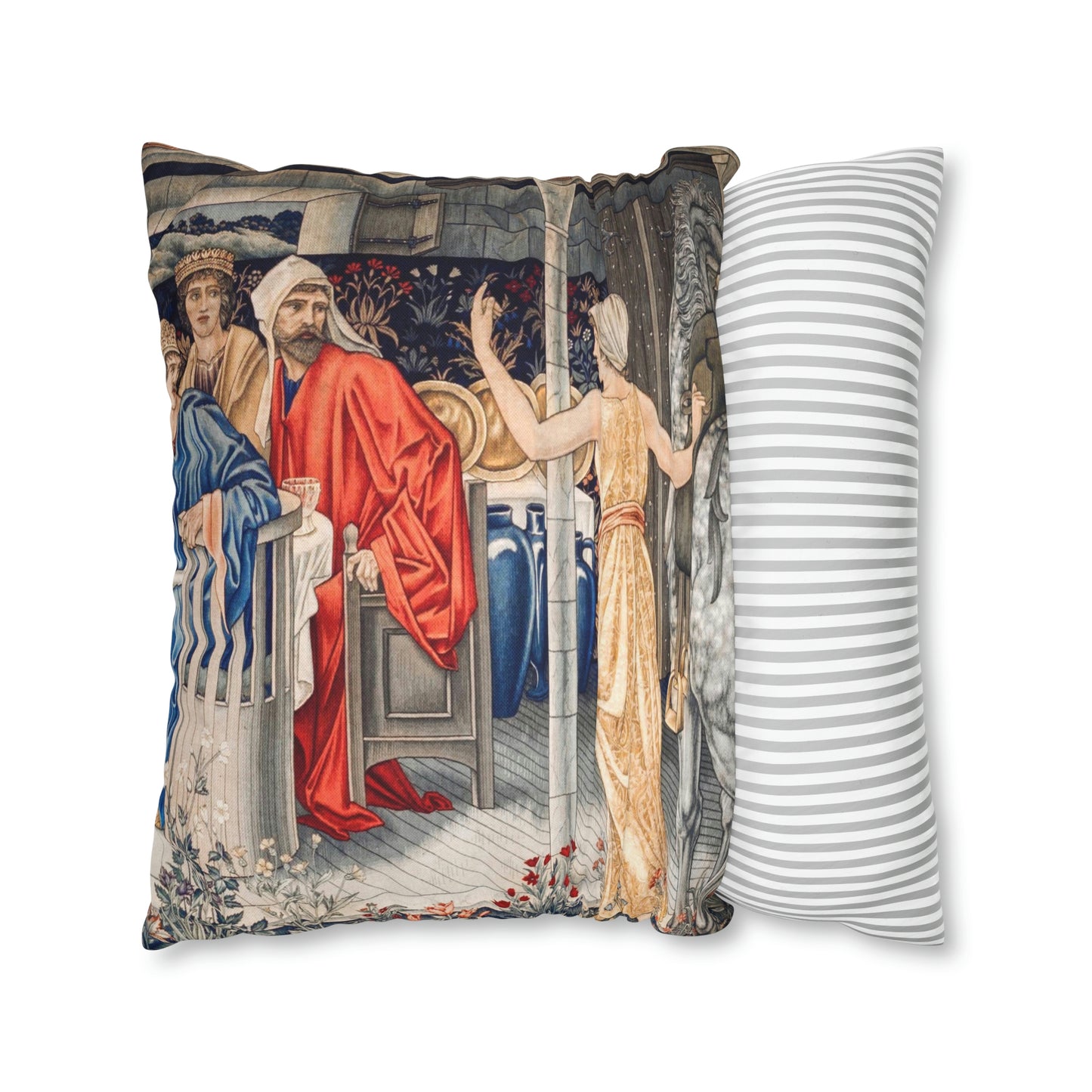 Cushion Cover inspired by William Morris - Holy Grail Collection (Feast)