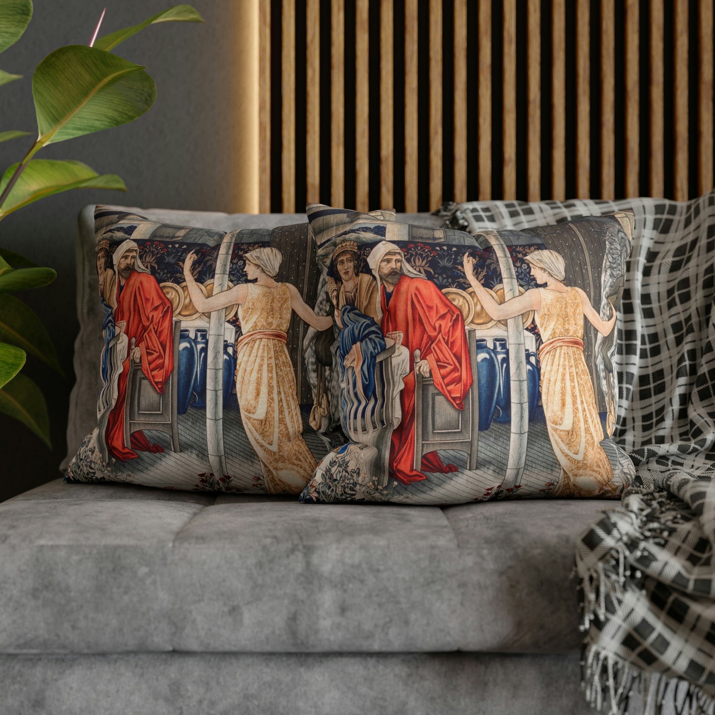 Cushion Cover inspired by William Morris - Holy Grail Collection (Feast)