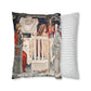 Cushion Cover originally created by John Henry Dearle for William Morris & Co based on a tapestry called Holy Grail Collection (King)