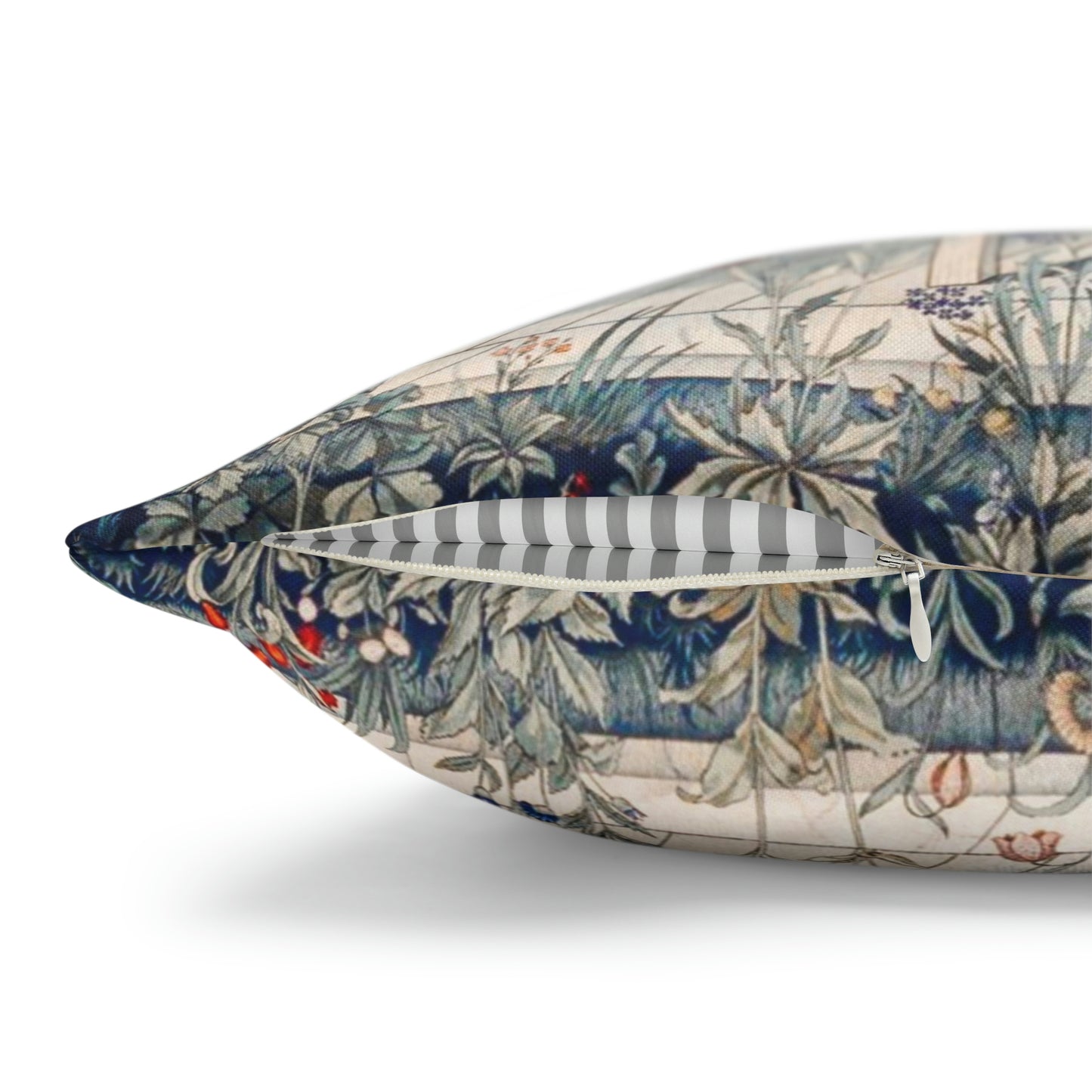 Cushion Cover originally created by John Henry Dearle for William Morris & Co based on a tapestry called Holy Grail Collection (King)