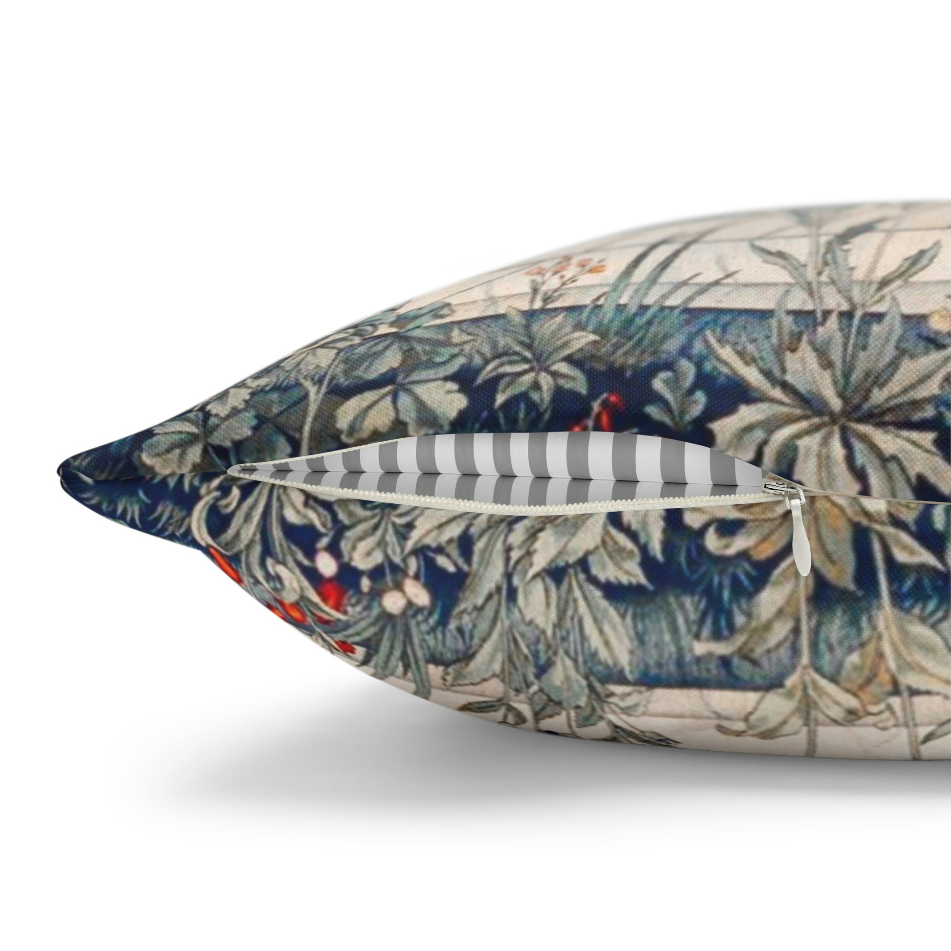 Cushion Cover originally created by John Henry Dearle for William Morris & Co based on a tapestry called Holy Grail Collection (King)