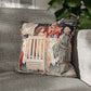 Cushion Cover originally created by John Henry Dearle for William Morris & Co based on a tapestry called Holy Grail Collection (King)