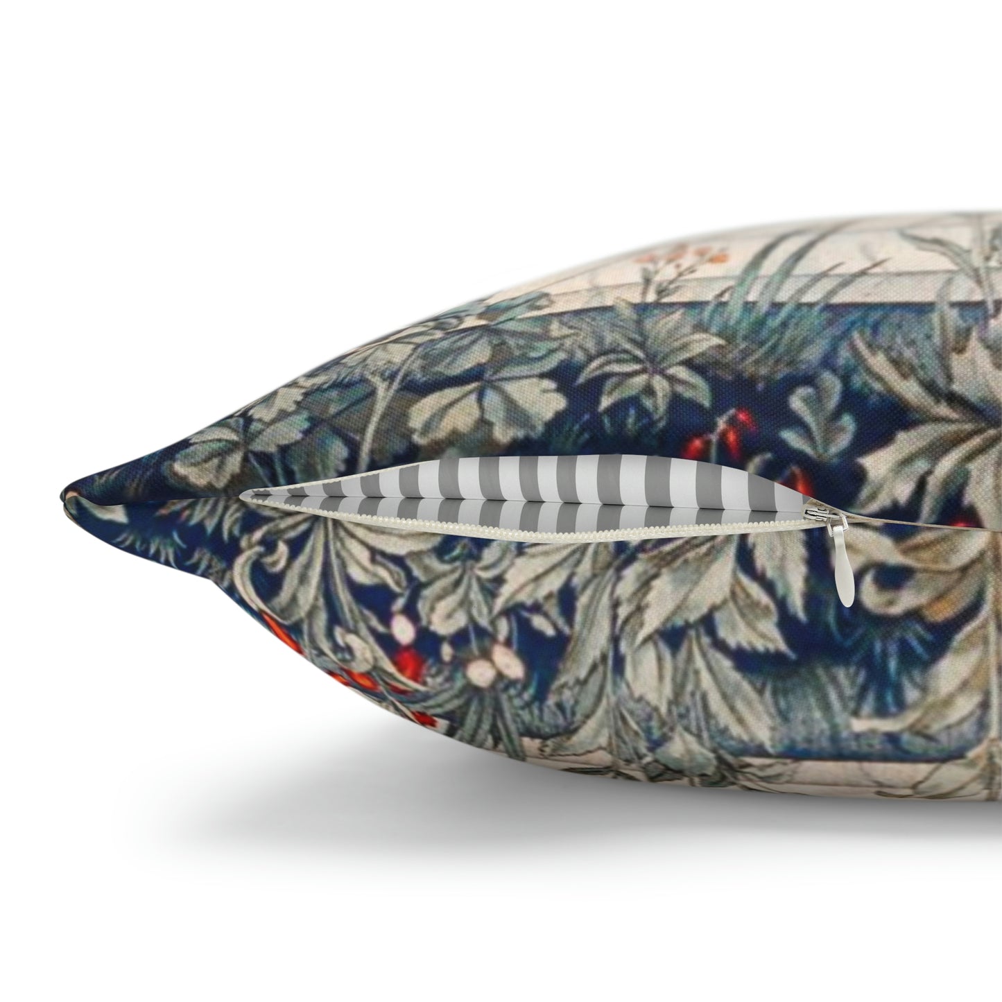 Cushion Cover originally created by John Henry Dearle for William Morris & Co based on a tapestry called Holy Grail Collection (King)