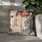 Cushion Cover originally created by John Henry Dearle for William Morris & Co based on a tapestry called Holy Grail Collection (King)