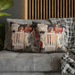 Cushion Cover originally created by John Henry Dearle for William Morris & Co based on a tapestry called Holy Grail Collection (King)