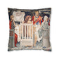 Cushion Cover originally created by John Henry Dearle for William Morris & Co based on a tapestry called Holy Grail Collection (King)