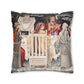 Cushion Cover originally created by John Henry Dearle for William Morris & Co based on a tapestry called Holy Grail Collection (King)