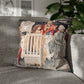 Cushion Cover originally created by John Henry Dearle for William Morris & Co based on a tapestry called Holy Grail Collection (King)