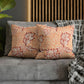 Square Cushion Cover  in a floral pattern by William Morris & Co called Apple Collection in orange, red and white
