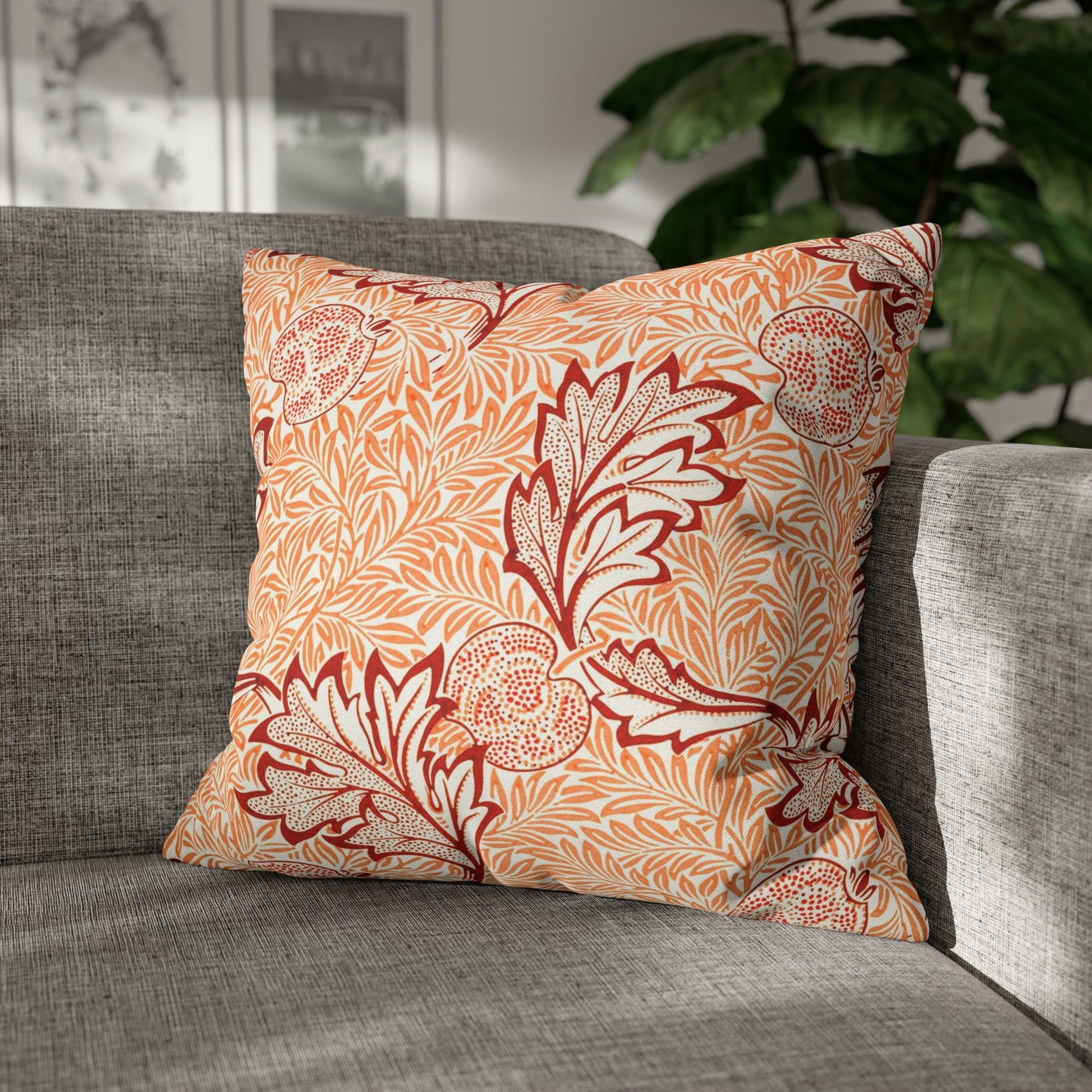 Cushion Cover inspired by William Morris - Apple Collection