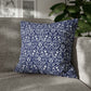 Cushion Cover in a floral blue and white pattern by William Morris & Co called Eyebright Collection