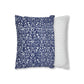 Cushion Cover in a floral blue and white pattern by William Morris & Co called Eyebright Collection