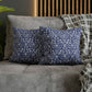 Cushion Cover in a floral blue and white pattern by William Morris & Co called Eyebright Collection