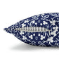 Cushion Cover in a floral blue and white pattern by William Morris & Co called Eyebright Collection