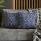 Cushion Cover in a floral blue and white pattern by William Morris & Co called Eyebright Collection