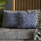 Cushion Cover in a floral blue and white pattern by William Morris & Co called Eyebright Collection