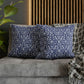 Cushion Cover in a floral blue and white pattern by William Morris & Co called Eyebright Collection