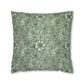 Cushion Cover in a green floral pattern created by William Morris  & Co called Marigold Collection