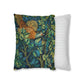 Cushion Cover created by William Morris & Co in a floral pattern called Pheasant and Squirrel Collection (Pheasant) - Blue