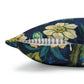 Cushion Cover created by William Morris & Co in a floral pattern called Pheasant and Squirrel Collection (Pheasant) - Blue