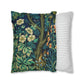 Cushion Cover by William Morris & Co in a floral pattern called Pheasant and Squirrel Collection (Squirrel) - Blue