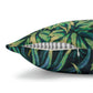 Cushion Cover by William Morris & Co in a floral pattern called Pheasant and Squirrel Collection (Squirrel) - Blue