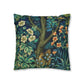 Cushion Cover by William Morris & Co in a floral pattern called Pheasant and Squirrel Collection (Squirrel) - Blue